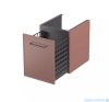 Oristo Lagom szafka niska z koszem 40x50x45cm Ceglany Mat OR53-SN1S-40-19